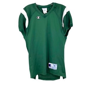 Champion Youth Football Huddle Game Jersey Green